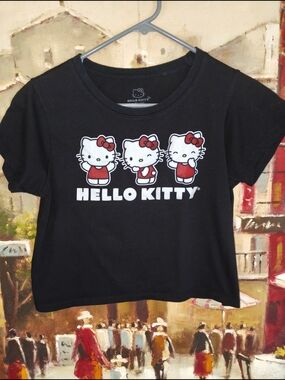 Hello Kitty Black Tee